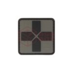 JTG Red Cross Rubber Patch 40mm Ranger Green
