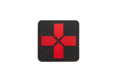 JTG Red Cross Rubber Patch 40mm Blackmedic