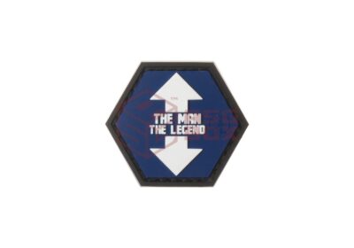 JTG The Man The Legend Rubber Patch Multicolor