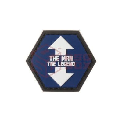 JTG The Man The Legend Rubber Patch Multicolor
