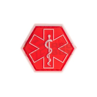 JTG Paramedic Hexagon Rubber Patch Red