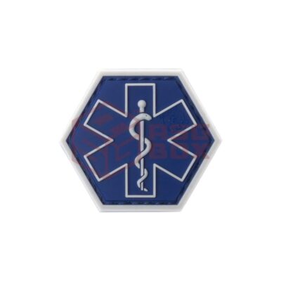 JTG Paramedic Hexagon Rubber Patch Blue