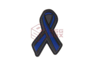 JTG Thin Blue Line Ribbon Rubber Patch Multicolor