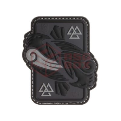 JTG Odins Raven Rubber Patch Grey