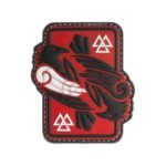 JTG Odins Raven Rubber Patch Red Sky