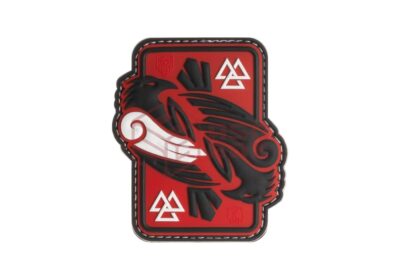 JTG Odins Raven Rubber Patch Red Sky