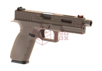 KJ Works KP-13F TBC Full Auto Metal Version Co2 Tan