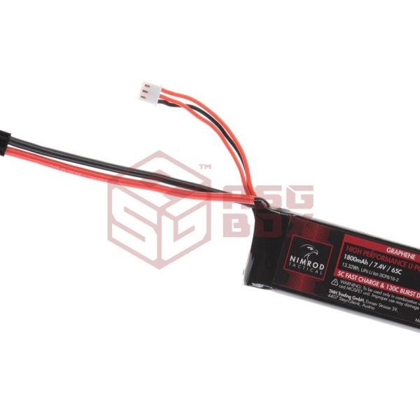 Nimrod Lipo 7.4V 1800mAh 65C Graphene Mini Type