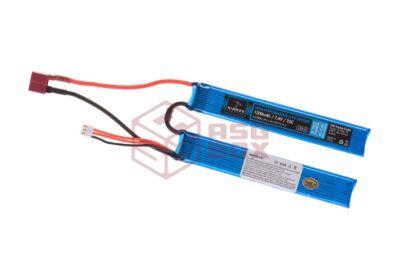 Nimrod Lipo 7.4V 1300mAh 25C Twin Type T-Plug Blue