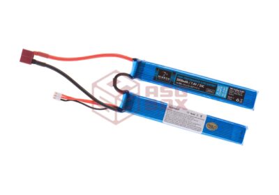 Nimrod Lipo 7.4V 2000mAh 25C Twin Type T-Plug Blue