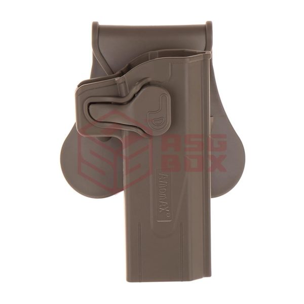 Amomax Paddle Holster für WE / KJW / TM Hi-Capa Dark Earth