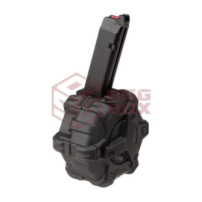 AW Custom Drum Mag VX-Series GBB 350rds Black