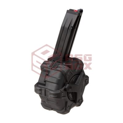 AW Custom Drum Mag HX-Series GBB 350rds Black
