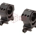 Sightmark 30mm / 25.4mm Tactical Mounting Rings - High Height Black