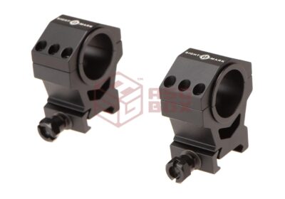 Sightmark 30mm / 25.4mm Tactical Mounting Rings - High Height Black