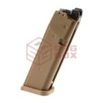 Glock Magazine for Glock 19X Metal Version GBB Tan