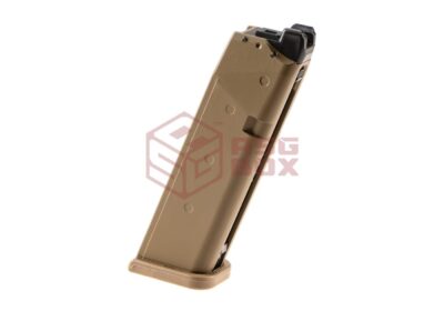 Glock Magazine for Glock 19X Metal Version GBB Tan