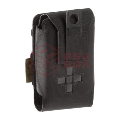 Warrior Laser Cut Small Horizontal Individual First Aid Kit Pouch Black