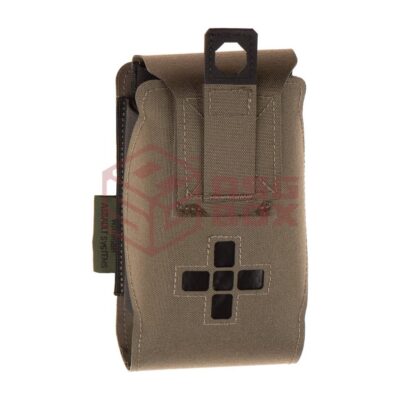 Warrior Laser Cut Small Horizontal Individual First Aid Kit Pouch Ranger Green