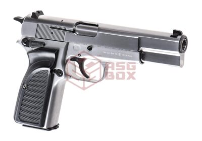 WE Hi-Power Mk3 Full Metal GBB Silver