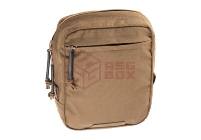 Clawgear Medium Vertical Utility Pouch Zipped Core Coyote