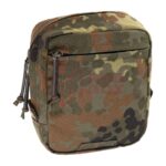 Clawgear Medium Vertical Utility Pouch Zipped Core Flecktarn