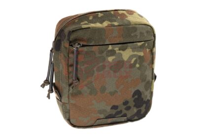 Clawgear Medium Vertical Utility Pouch Zipped Core Flecktarn
