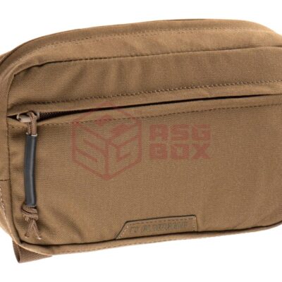 Clawgear Medium Horizontal Utility Pouch Zipped Core Coyote