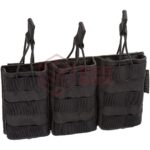 Clawgear 5.56mm Open Triple Mag Pouch Core Black