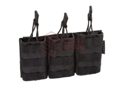 Clawgear 5.56mm Open Triple Mag Pouch Core Black