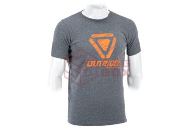 Outrider OT Scratched Logo Tee Dark Grey 2XL