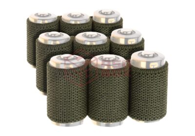 Invader Gear Battery Strap CR123 3-pack OD