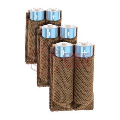 Invader Gear Battery Strap AA 3-pack Coyote