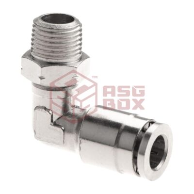 EpeS HPA 6mm Hose Coupling 90 Degree - Outer 1/8 NPT