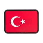 JTG Turkey Flag Rubber Patch Multicolor