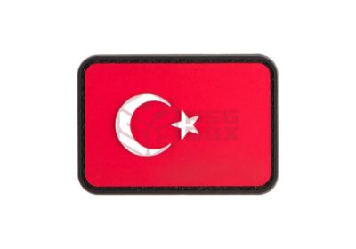 JTG Turkey Flag Rubber Patch Multicolor