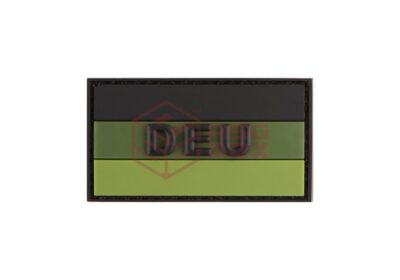 JTG Small German Flag Rubber Patch Forest