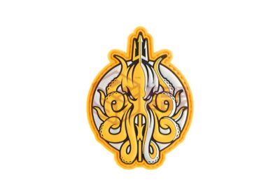 JTG Release the Kraken Rubber Patch Yellow