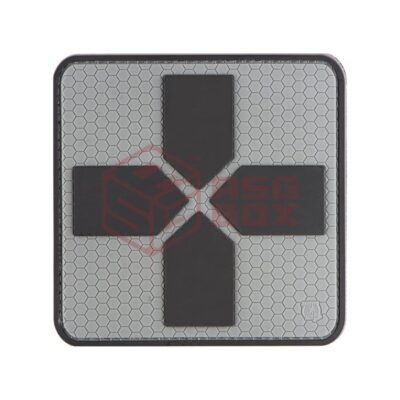 JTG Big Red Cross Medic Rubber Patch Grey