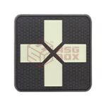 JTG Big Red Cross Medic Rubber Patch Glow