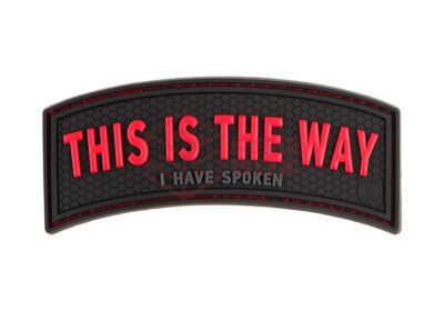 JTG This is the Way Rubber Patch Multicolor