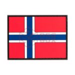 JTG Norway Flag Rubber Patch Multicolor