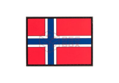 JTG Norway Flag Rubber Patch Multicolor