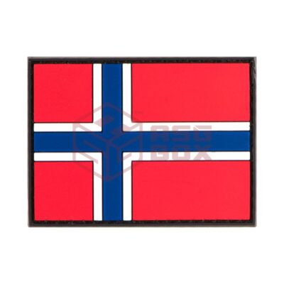 JTG Norway Flag Rubber Patch Multicolor