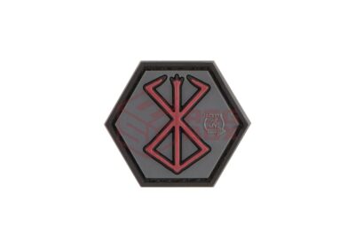 JTG Berserker Rune Rubber Patch Multicolor