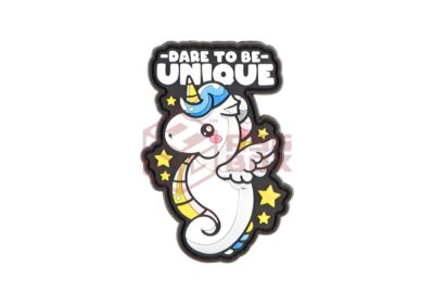 JTG Dare To Be Unique Rubber Patch Multicolor
