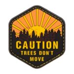 JTG Trees Don't Move Rubber Patch Multicolor