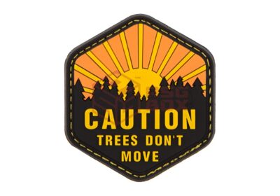 JTG Trees Don't Move Rubber Patch Multicolor
