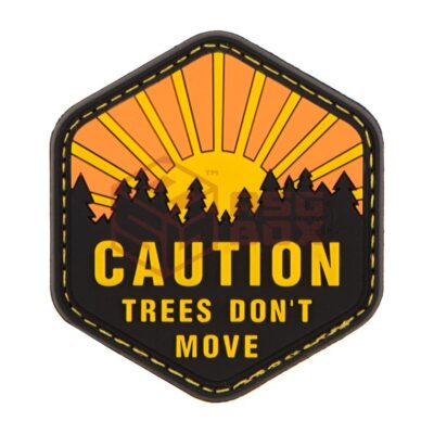 JTG Trees Don't Move Rubber Patch Multicolor