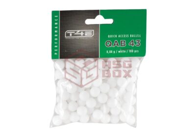 T4E .43 Performance QAB 43 Balls 0.88g 100rds White
